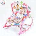 Baby Rocker Rocking Chair - Multicolor Perfect gift for baby - with Music & Vibration Baby Bouncer- Pink & Blue. 