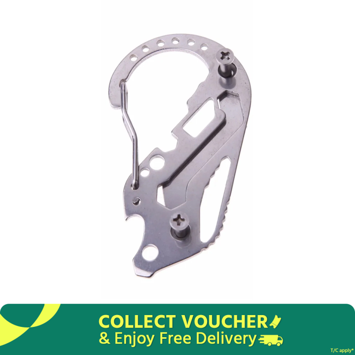 1 set Multifunctional Karabiner Key Holder Ring Key Chain organizer multi tool utility gadget pocket Tools Gift