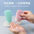 Silicone travel bath gel shampoo lotion cosmetics sample face cream squeeze sub bottled empty bottle. 