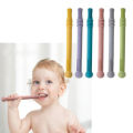 Silicone Molar Straw Baby Teether Baby Chewable Safe Toy Baby Teething Toys. 