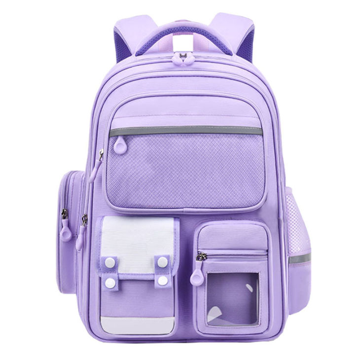 Melody%20School%20Bag%20Elementary%20School%20Student%20Girl%203rd%20to%206th%20Grade%20Children's%20Spine%20Protector%20Burden%20Reduction%20Ultralight%20Waterproof%20Junior%20High%20School%20Backpack%20-%20Image%205