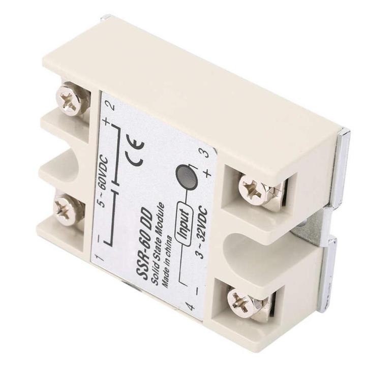 Solid State Relay 60A DC-DC SSR-60DD 3-32VDC to 5-110VDC SSR