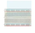 400 Point Breadboard Medium Size Solderless WHITE Prototyping Test Circuit Board Plug-In 400 Tie Points Pin For Arduino Project Board. 
