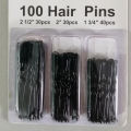 100 Pcs White Bobby Pins for Girls - Hair Clips for All Styles.