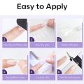 550 Pcs Capsule Americaine Ongle, Faux Ongles en Gel-Carre Moyen Amande Court, Capsules Gel x Pose Americaine Ongles 12 Tailles. 