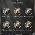 lthmy for Xiaomi 17T Pro Phone Case Luxury Leather Back Cover Matte Soft Edge Shockproof casing.