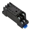 Industrial 2-M4X10 8 Pin Glass Relay Base Terminals Mount Omron Socket PYF08A. 