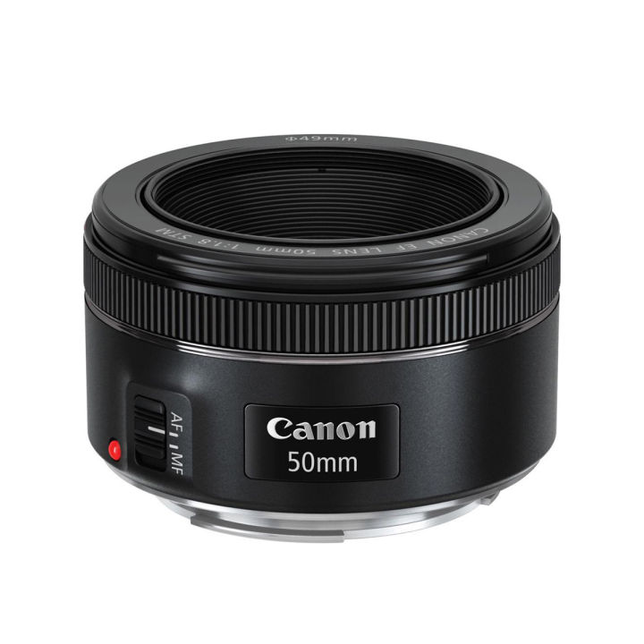 canon ef 50mm stm lens black