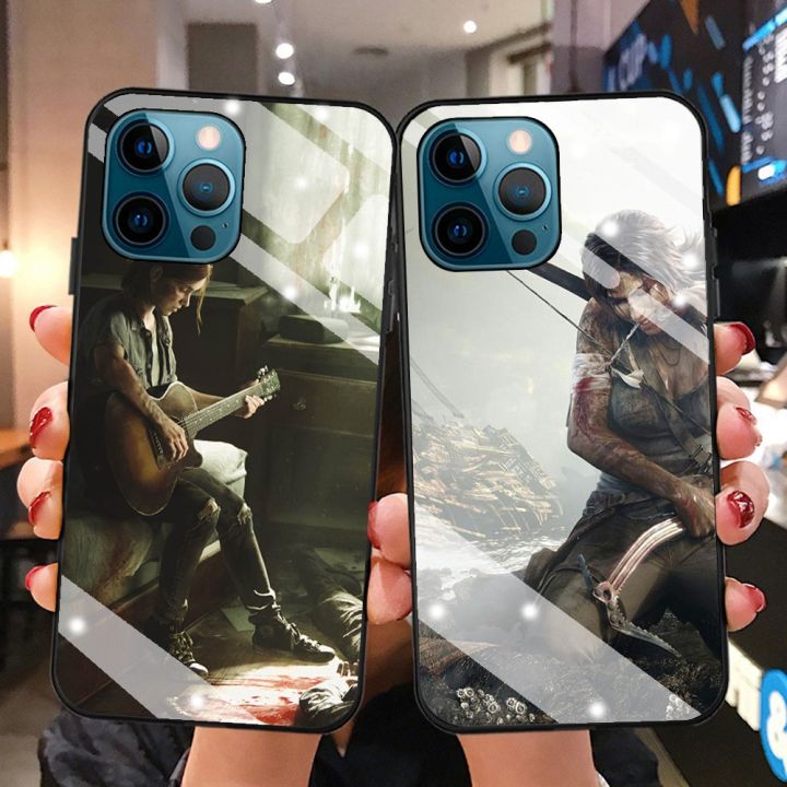 %E3%80%90Straggle%20Steipos%E3%80%91Phone%20Case%20For%20iPhone%2014Pro%2011%2012%2013%20Pro%20Max%20XR%20SE%20X%20XS%20Mini%207%208%2014%20Plus%20Tempered%20Glass%20The%20Last%20of%20Us%20Part%20Black%20Shell%20Cover%20-%20Image%202