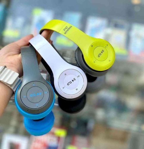 P47 Wireless Bluetooth Over-Ear Headphones Foldable Bluetooth Stereo Headset Multi-Functional Wireless Headphones