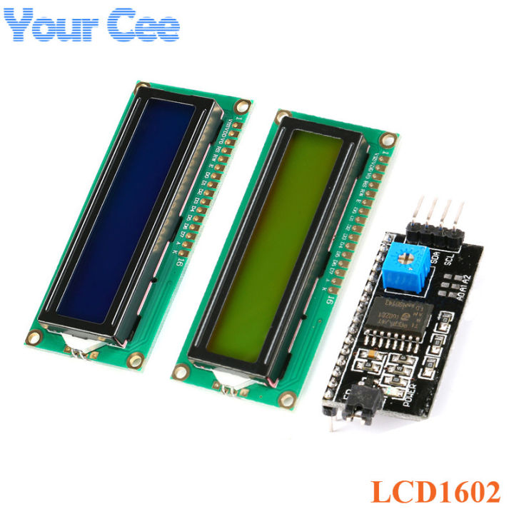 1602 Blue Yellow-Green Screen IIC/I2C LCD Module LCD1602 5V Adapter Plate 1602A Display for Arduino