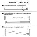 1/4 Pcs Adjustable Window Security Bars Smooth Door Security Bar with Rubber Tips Window Safety Lock Bar Door.