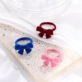 Dincior Bow Ins Sweet Flocking Ring for Girl Party Accessories. 