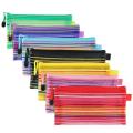 A6 Zipper Mesh Pouch, Colorful Pencil Pen Bag Document Bag Storage Pouch for Travel Makeup, Offices Supplies, Travel Accessories (14 Pieces)(null).. 