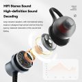 Sport Magnetic Headset in Ear Earbuds Wireless Bluetooth5.3 Neckband Earphones Stereo Headphones with Mic Support TF Card for Driving Running. 
