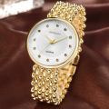 Stainless Steel Female Clock Ladies Fashion Casual Quartz Watch Women Watches-3221. 