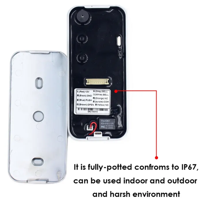 Backlight RFID Metal Door Access Control Reader 1000 User 125KHz EM ...