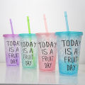 Summer Water & Juice Pots Ice Straw Cup for Fruit Juice.