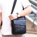 Pu Leather Cross Body Bag For Men 9.7 inches. 