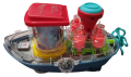 Transparent Gear Ship Boat, Music & Lighting Toy for Kids. 