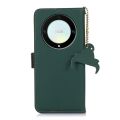 For Honor X9a 4G Leather Magnetic RFID Leather Phone Case.