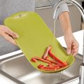 Kitchen plastic cutting board multifunctional cutting board draining chopping board. 
