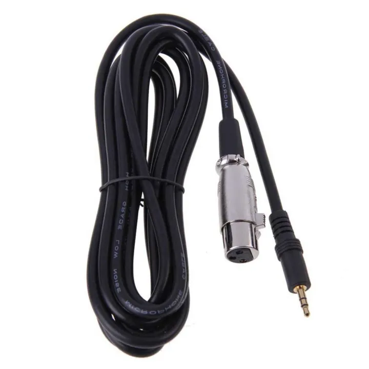 XLR%20Cable%20Female%20To%203.5mm%203%20pole%20Microphone%20Cable%201.5M%20for%20condenser,%20Dynamic%20Microphone%20-%20Image%204