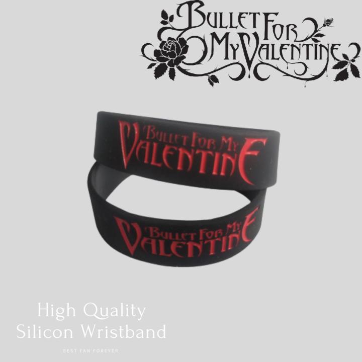 Bulletfor My Valentine heavy metal band high quality Silicone Wristband
