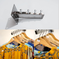Wall Mount Hanger hook suction 1 piece for wall Rack 4 hook Garment Display Hooks Hangers Hanging Clothes clip rack set cloth towel stand hangers. 