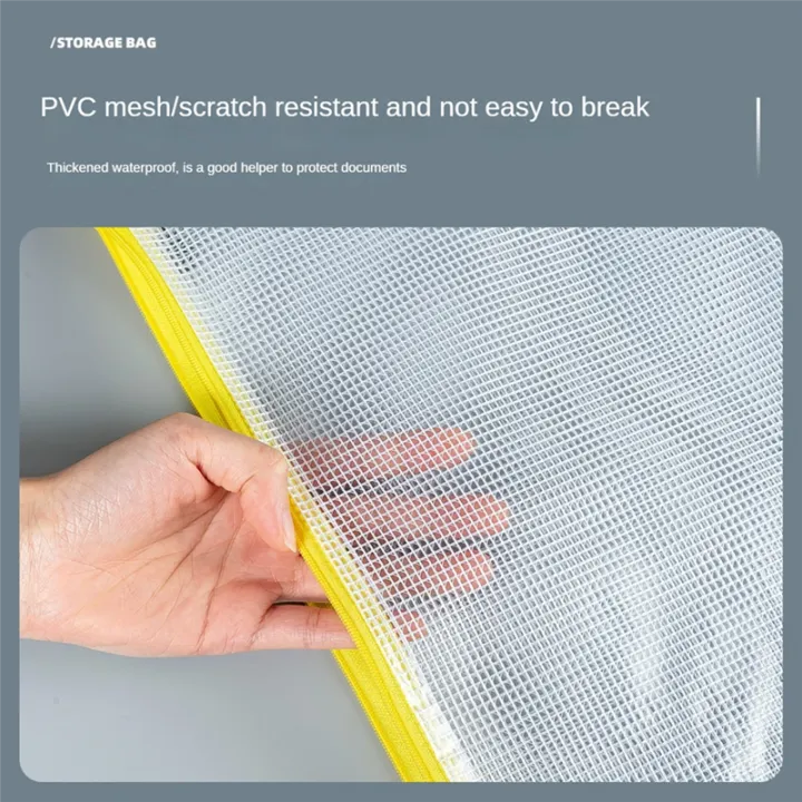 12Pcs%20Mesh%20Zipper%20Pouch%20Document%20Bag%20Plastic%20Zip%20File%20Folders,%20Letter%20Size/A4%20Size%20for%20Office%20Supplies%20-%20Image%205