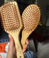 ANGEL Premium Eco-Friendly Wooden Hair Comb and Bamboo Massage Brush Set - Natural Hair Care & Styling Tools for Healthy, Frizz-Free Hair.