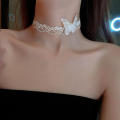 Lace Flowers lace necklace choker Elegant 30cm+9cm Good quality embroidery accessory Fashion romantic design for Party accessory Wedding jewelry Casual wear. 