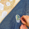 2pc Water Soluble Embroidery Stabilizer Sticker Hand-Stitch Embroidery Auxiliary Paper For DIY Creative Marking Repair Clothes. 