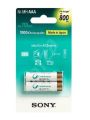 AAA Battery, Sony Batteries Cycle Energy 800 mAh Pre-Charged AAA Rechargeable Battery- 2pcs. 