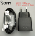 Sony Adapter Fast Charging Charger UCH10 For Sony Xperia X/XZ Pro XZ1/XZ1 Micro USB Cable.