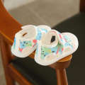 Xiaolubao Summer 1-2 Year Old Baby Headband Toe Protection Soft Sole Sandals, Boys and Girls' Shoes. 