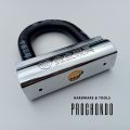 Bike lock 100 mm Tala for heavy security padlock strong and steel body with rubber gripped. 