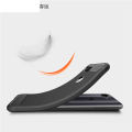 Soft Silicone TPU Phone Case Carbon Fiber Texture Brushed Phone Casing For Xiaomi CC9E/A3 & Redmi Note8.
