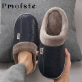 【Trending】 Winter Home Slippers for Men Memory Foam Massage House Slippers With Waterproof Indoor Male slipper Plus Size 51.