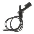 DC 110V 0.5A Water Level Sensor Horizontal Float Switch Pool Tank Black. 