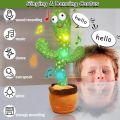 Dancing Cactus Singing Interactive  Toy for Kids - Educational Musical Learning Instrument. 