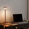 Modern LED Rechargeable Table Lamp Restaurant Bedside USB Desk Reading Lamp Sunlight Mall - charger light. 