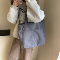 Lazy Wind Lamp Core lush uet ag for Women's Autumn and Winter ew orean Single Shoulder ag for Students with Classroom emperament andbag.
