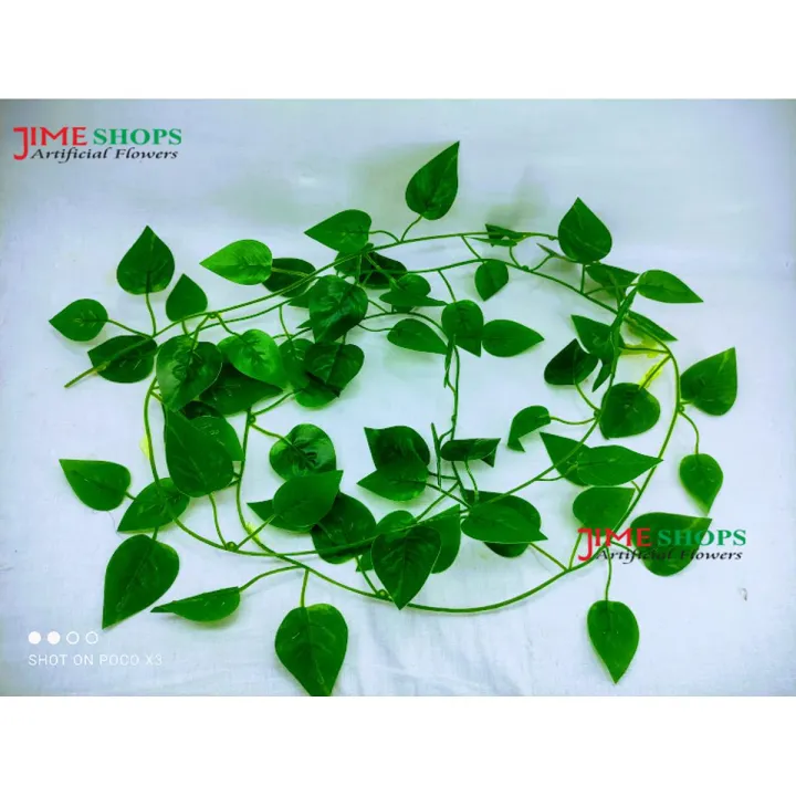 1%20pcs%20Artificial%20Ivy%20Red%20Maple%20Plastic%20Fake%20Leaves%20Garland%20Home%20Garden%20Decoration%207ft%20long%20-%20Image%202