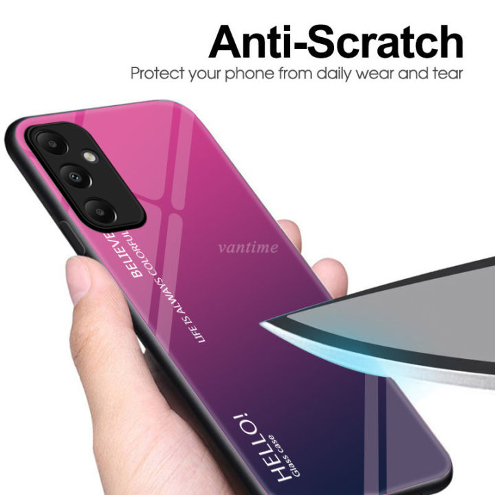 For%20Samsung%20Galaxy%20A05s%20Case%20Gradient%20Phone%20Back%20Hard%20Glass%20Cover%20-%20Image%205