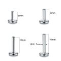 1Pc/Lot ASTM F136 Implant Titanium Push In Threadless Labret Lip Ear Piercing Kits Push Pin Replacement Helix Stud Nose Earring. 