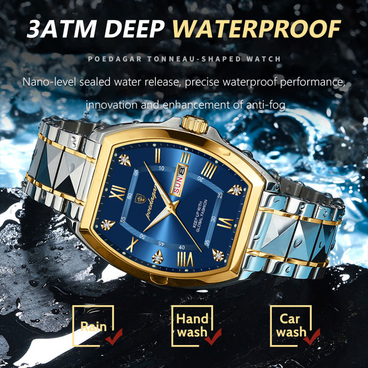 POEDAGAR%20Luxury%20Stainless%20Steel%20Watches%20for%20Man%20Luminous%20Waterproof%20Date%20Week%20Men%20Watch%20Tonneau%20Case%20Men's%20Quartz%20Watches%20-%20Image%202