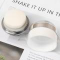 15G Empty Loose Powder Storage Box Simple Makeup Container Box Refillable Cosmetic Powder Case with Powder Puff for Travel Trip.