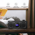 MLOVE BV810 Portable Bluetooth Speaker with FM Radio, Waterproof Speaker , LCD Screen Display, HD Free Call, Micro SD Card Slot. 