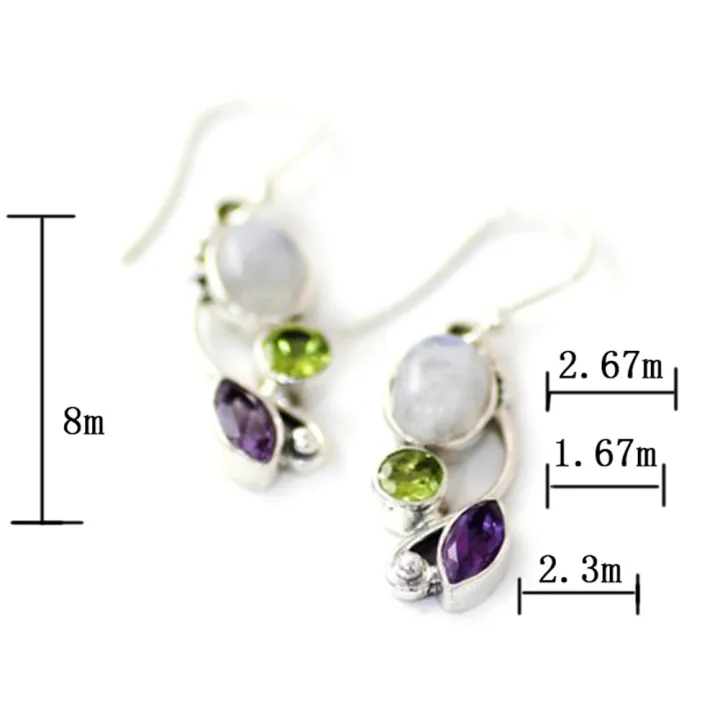 Vintage%20Marquise%20Round%20Faux%20Moonstone%20Emerald%20Amethyst%20Dangle%20Hook%20Earrings%20-%20Image%206